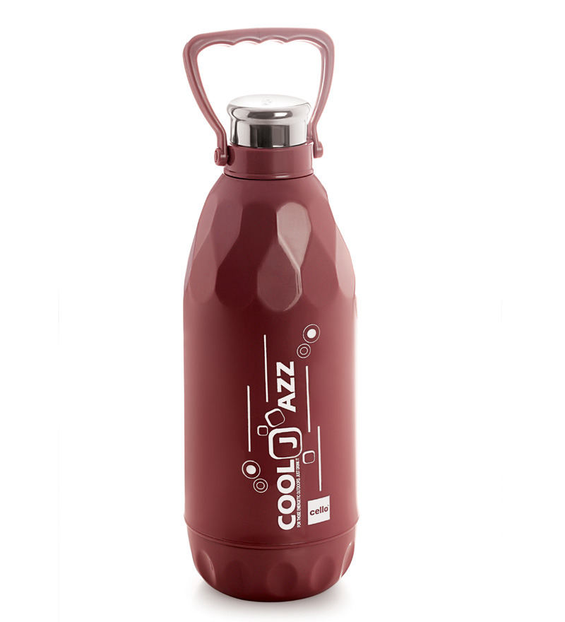 Cello Jazz Water Bottle (1500 Ml) Burgandy by Cello Online Bottles