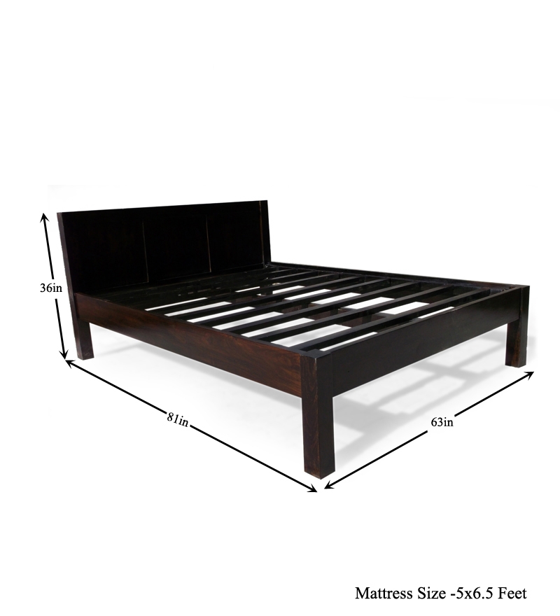 Alexander Compact Queen Size Bed by Mudra Online Queen Sized
