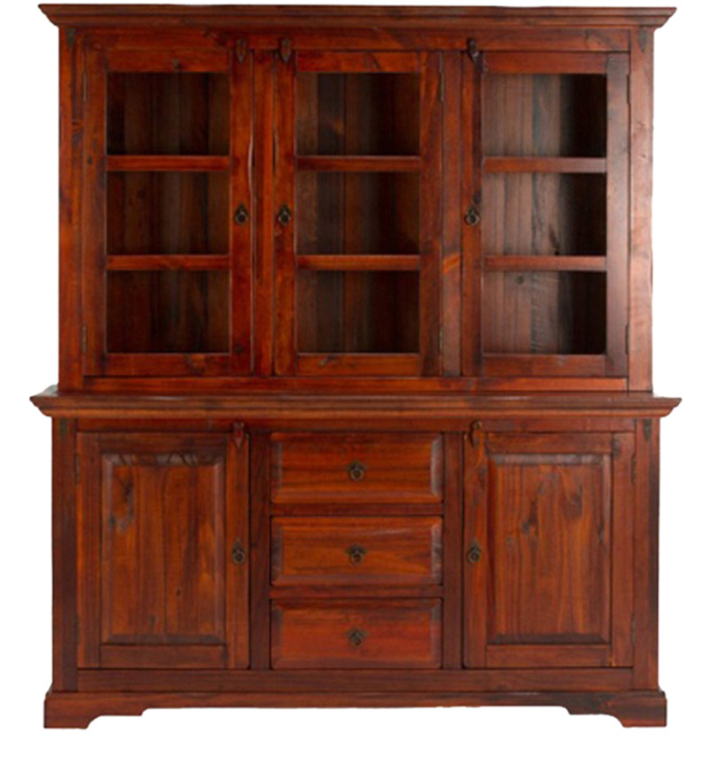 Downing Hutch in Colonial Maple Finish by Woodsworth by Woodsworth Online Hutch