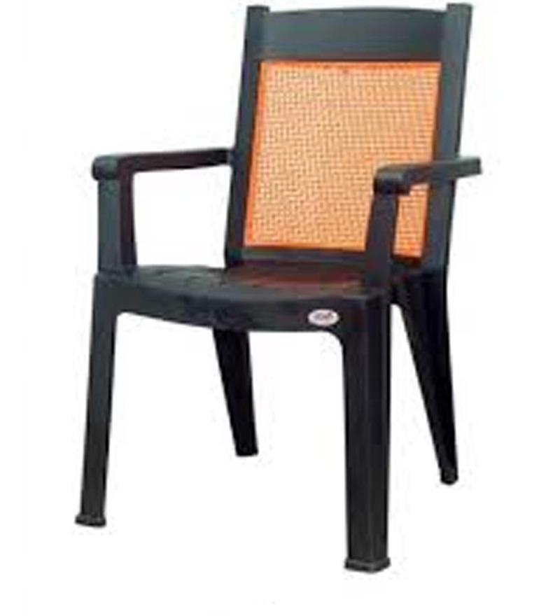 Kingdom Arm Chair in Black Colour by Supreme by Supreme Online