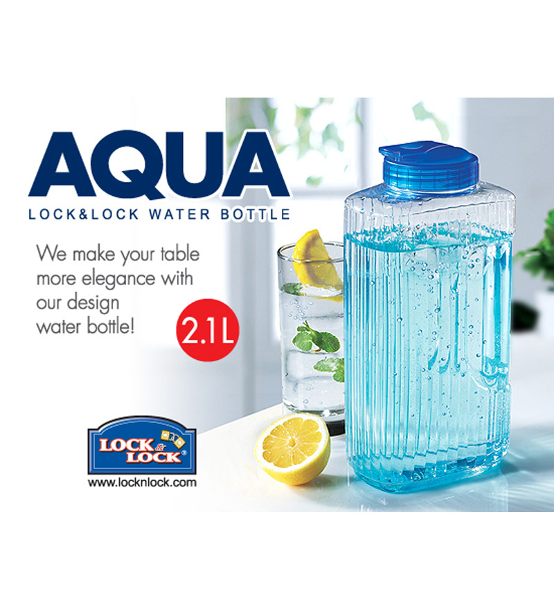 Lock & Lock 2 pcs Aqua Fridge Water Bottle 2.1L by Lock 'N Lock Online