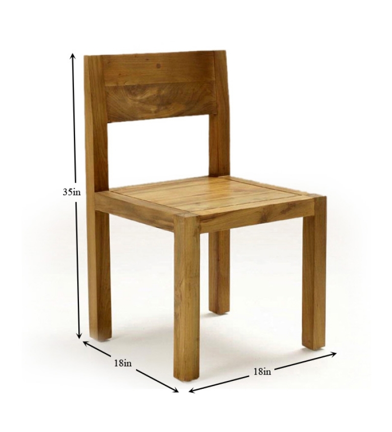 Olida Mango Wood Dining Set (Four Chairs and Bench) by Mudra Online