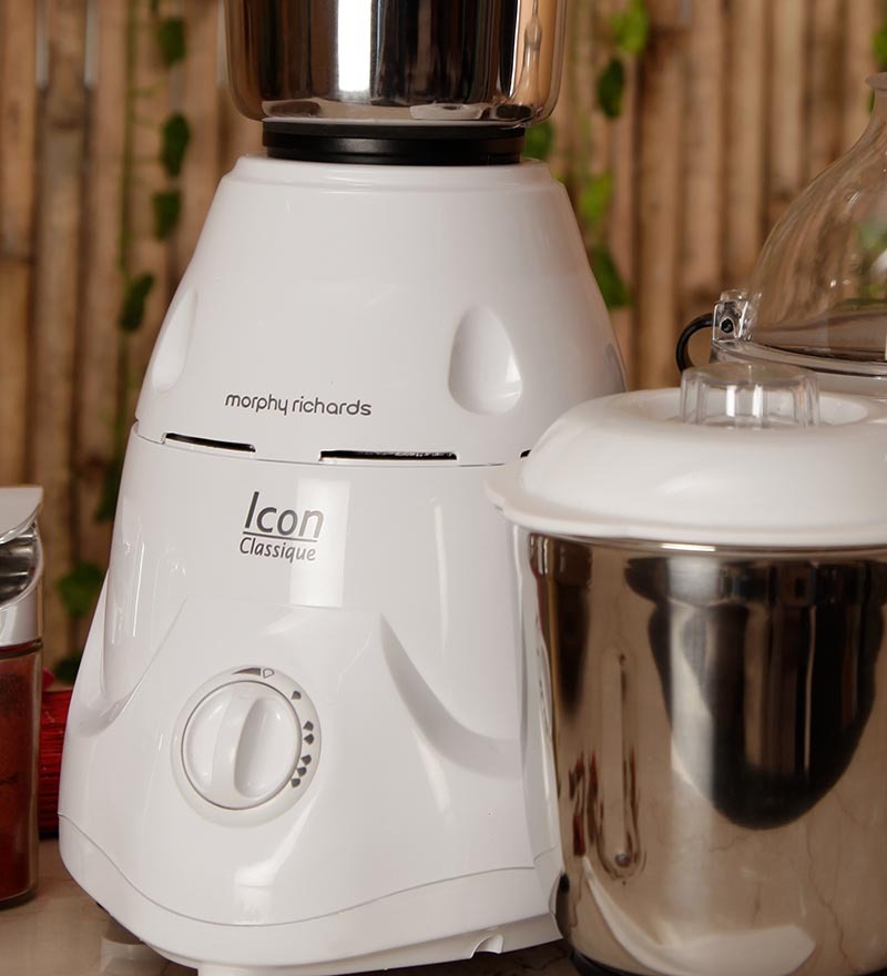 Morphy Richards Icon Classique 750w Mixer Grinder With Three Stainless