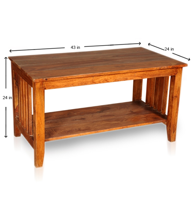 Sheesham Wood Center Table by Mudramark Online Coffee & Centre Tables