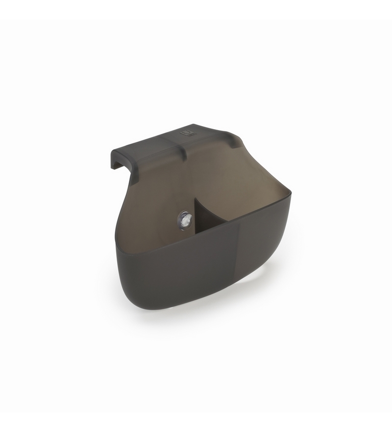 Umbra Caddy Grey Flexible Plastic Saddle Sink Caddy Side by Umbra