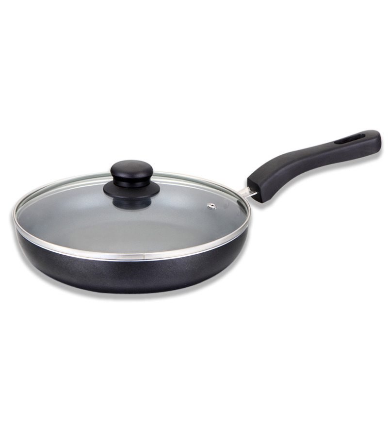 Wondercraft Impact Frying Pan 24cm with Glass Lid by Wonderchef Online