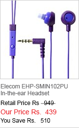 Elecom EHP-SMIN102PU Headset