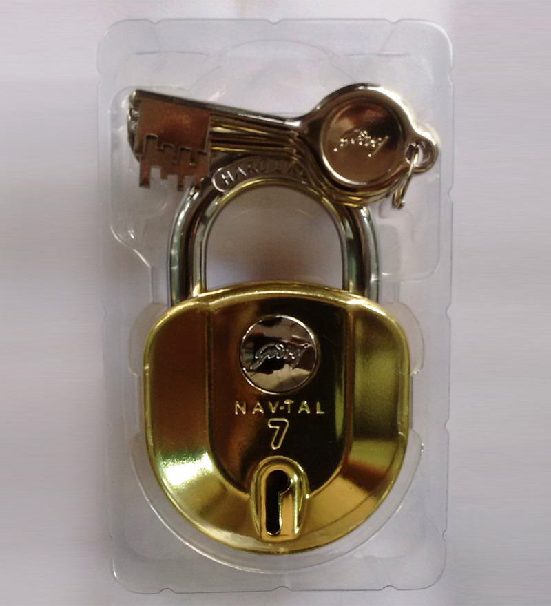 Buy Godrej Navtal NXT 2X Brass 7Lever Protection Lock Online