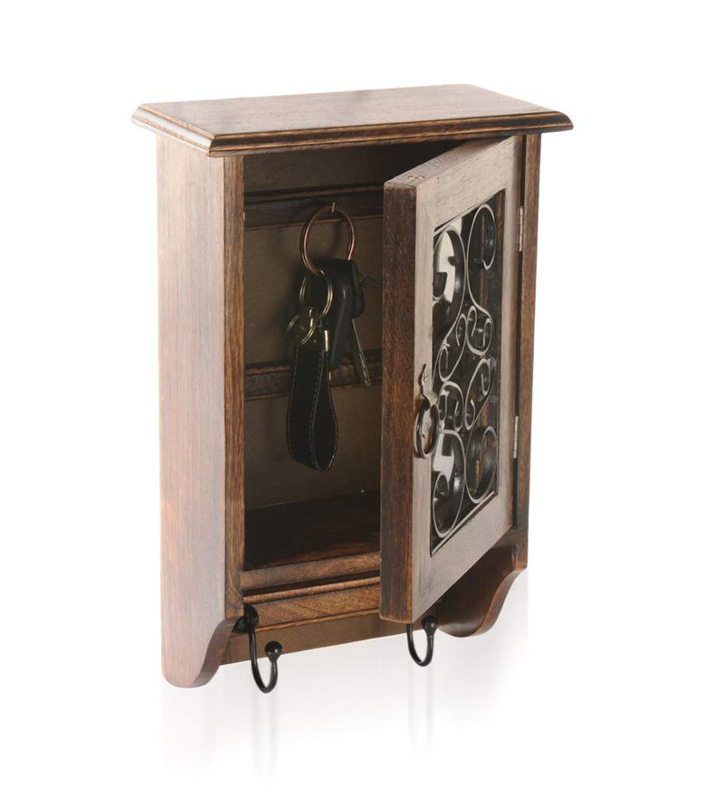 Buy Home Sparkle Mango Wood Key Box Online Key Holders Key Holders