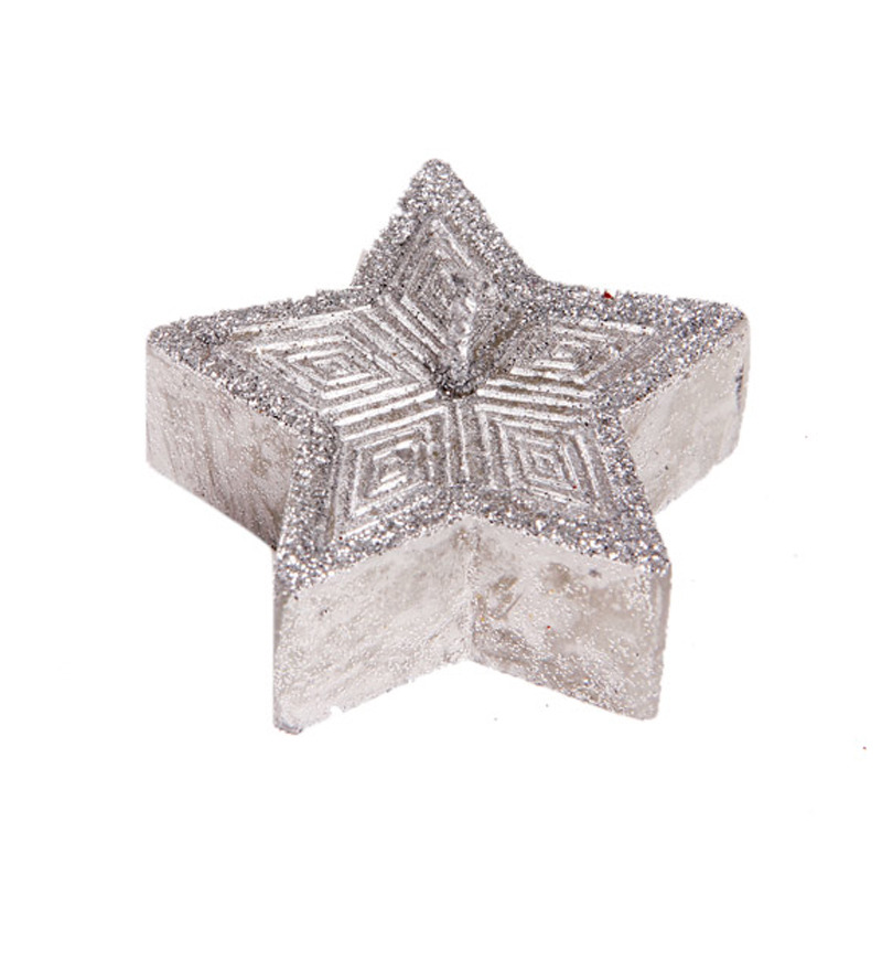 Market Finds Silver Star Shaped Floating Candles - Set of 3 by Market ...