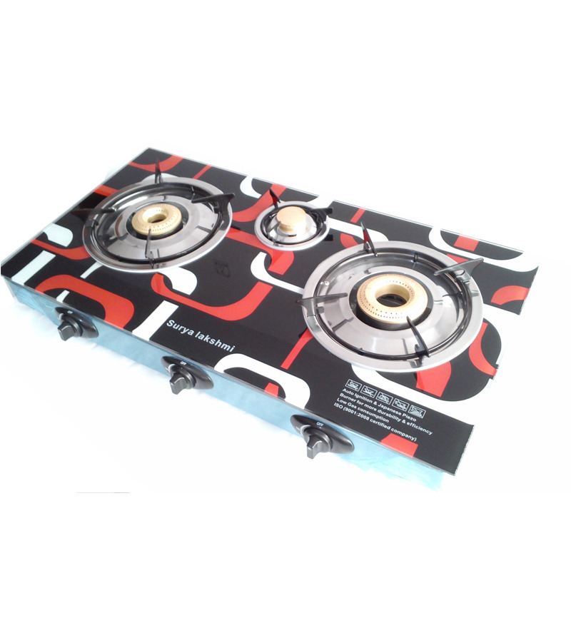 Surya Laxmi Three Burner Autoignition Gas Stove by Surya Laxmi Online