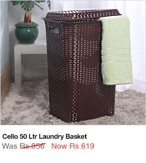 Cello 50 Ltr Laundry Basket